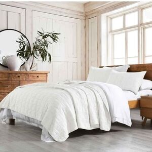 HORIMOTE HOME Cozy Lightweight Quilt  Bedspread Coverlet 100% Cotton Full/Queen